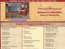 Tablet Screenshot of antiques.ozarkmerchants.com