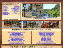 Tablet Screenshot of ozarkmerchants.com